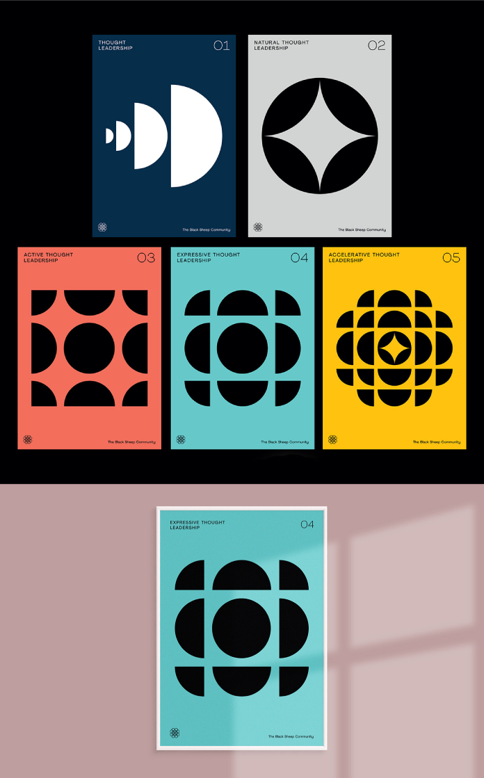 The Black Sheep Community identity design by Studio Carreras