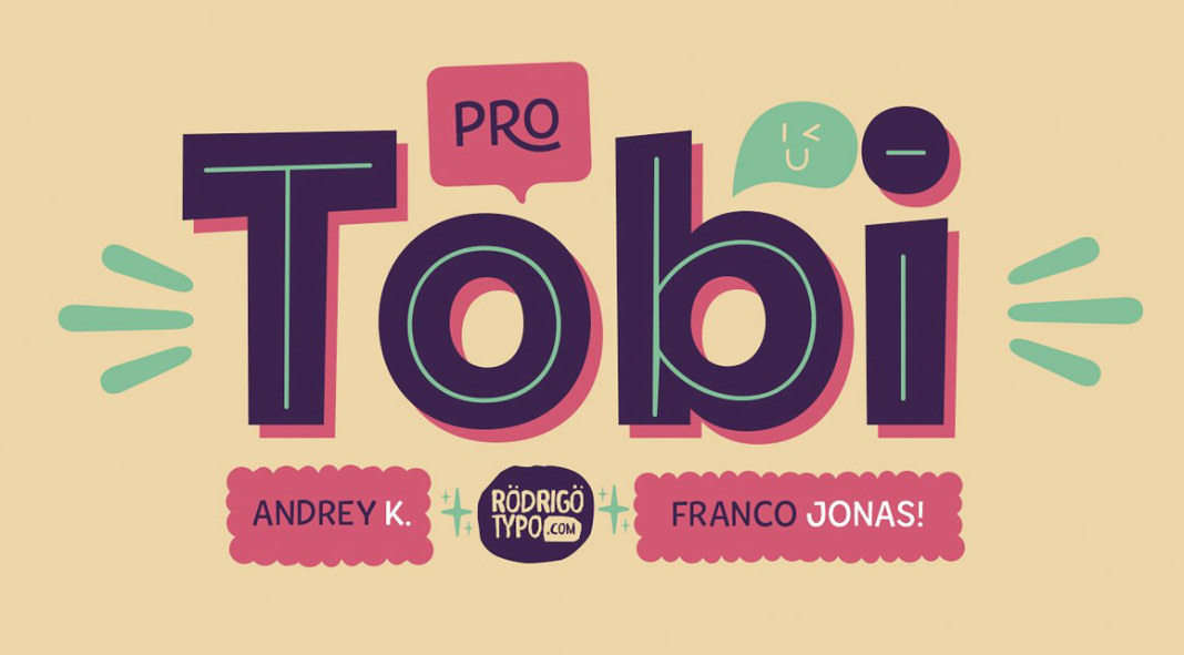 Tobi Pro Kids Font Family by Rodrigo Typo Tobi Pro Kids Font Family by Rodrigo Typo