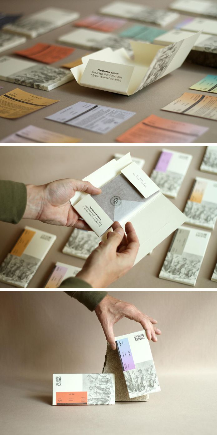 Chocolate packaging design by design studio Barceló