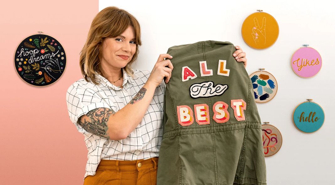 Online Course Lettering for Embroidered Patches Make a Wearable Statement Online Course Lettering for Embroidered Patches Make a Wearable Statement