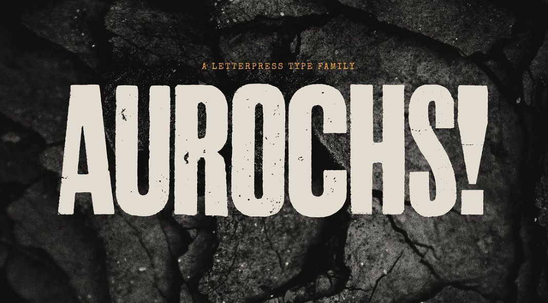 Aurochs letterpress font family by Polymath Aurochs letterpress font family by Polymath