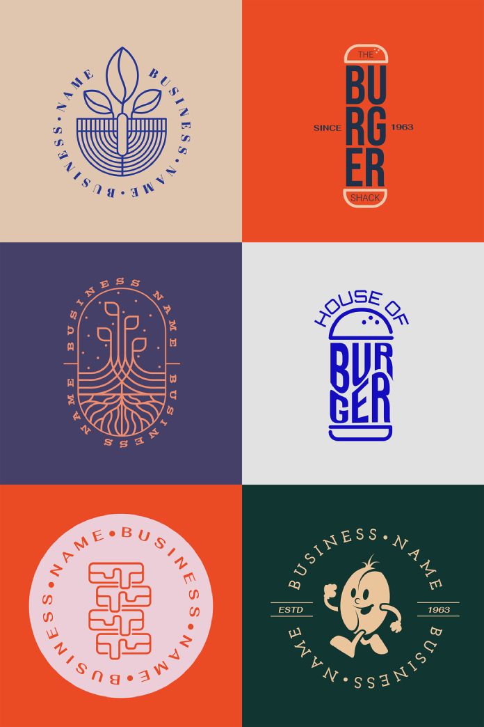 Download Six Business Logo Templates as Vector Graphics