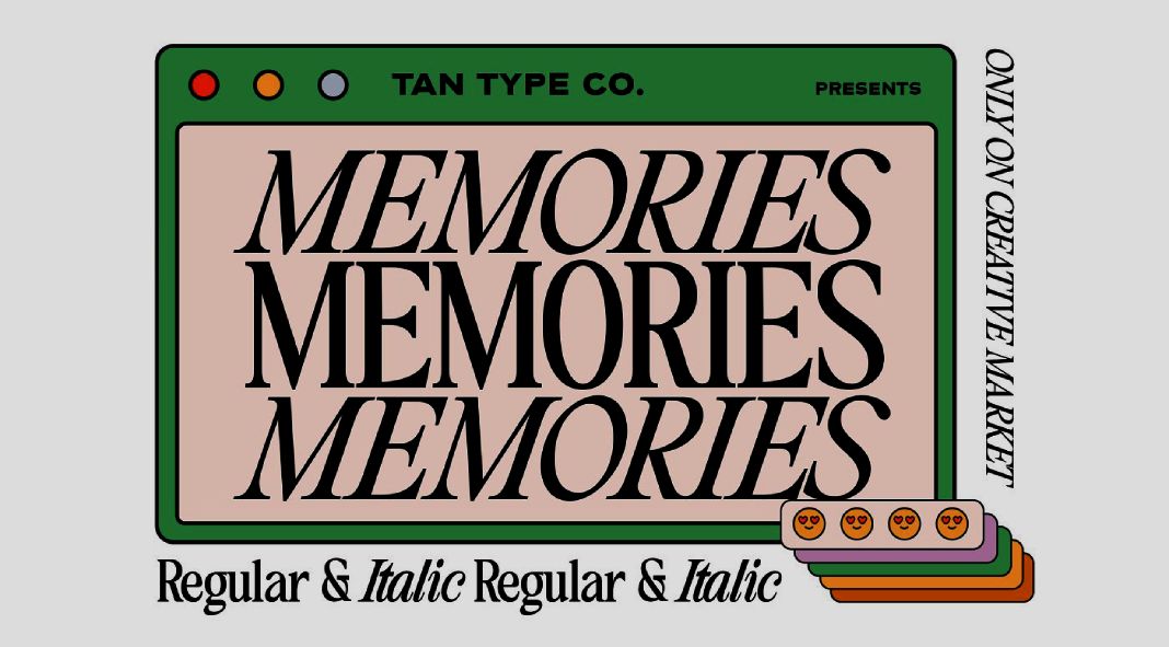 TAN MEMORIES Font by TanType TAN MEMORIES Font by TanType