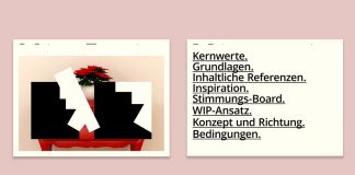 Interactive presentation layout for pitches.