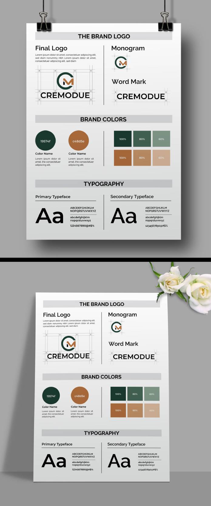 Brand Identity Design Kit Illustrator Template