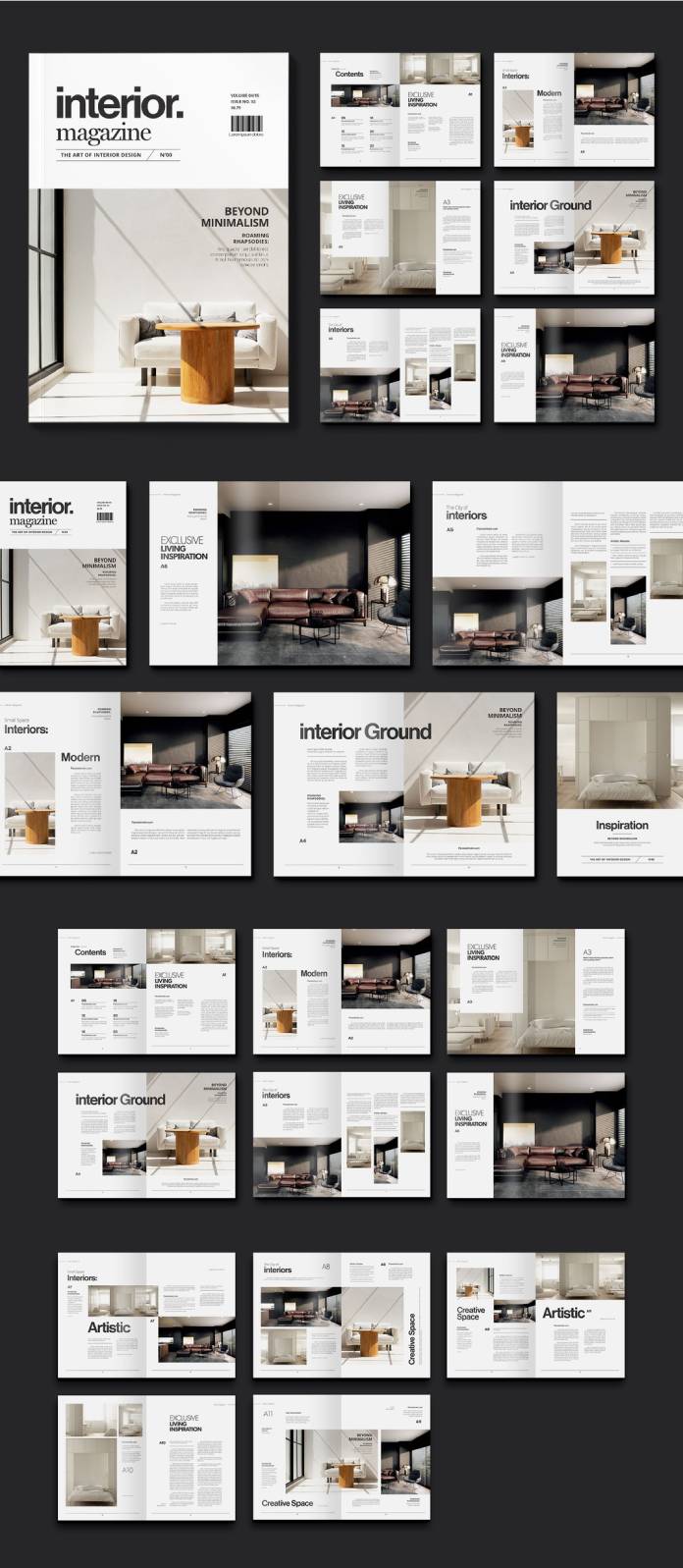 Download a Modern Magazine InDesign Template