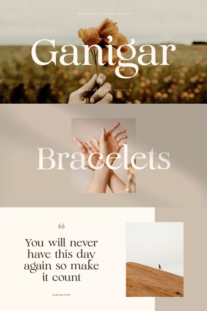 Ganigar Style Font by Sensatype Studio