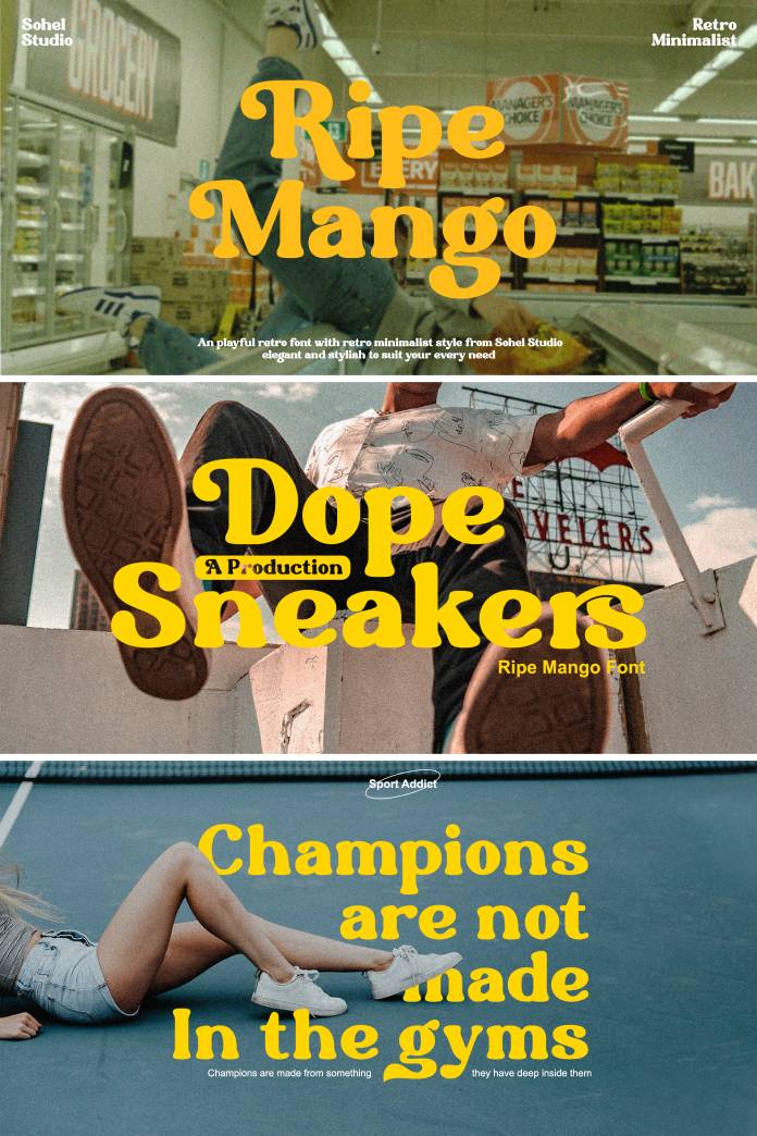 Ripe Mango Font by Sohel Studio