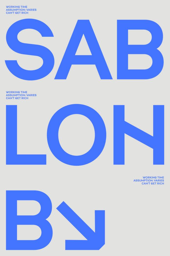 Sablon B Font by Roman Cernohous Typotime
