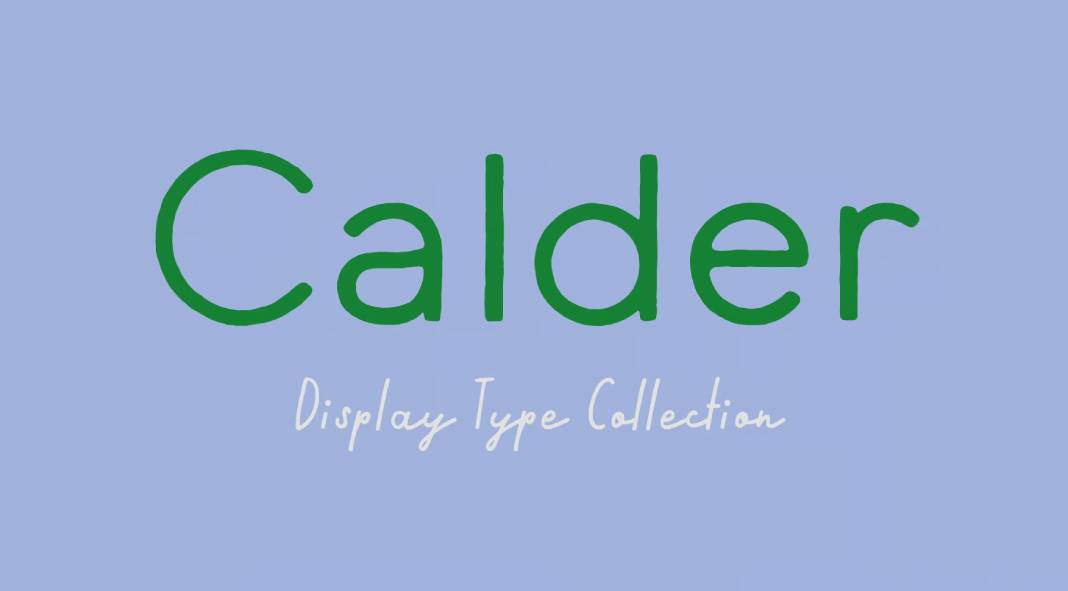 Calder Font Collection by Inhouse Type Calder Font Collection by Inhouse Type
