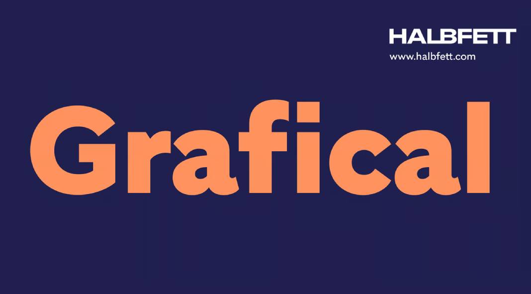 Grafical Font Family by Halbfett Grafical Font Family by Halbfett