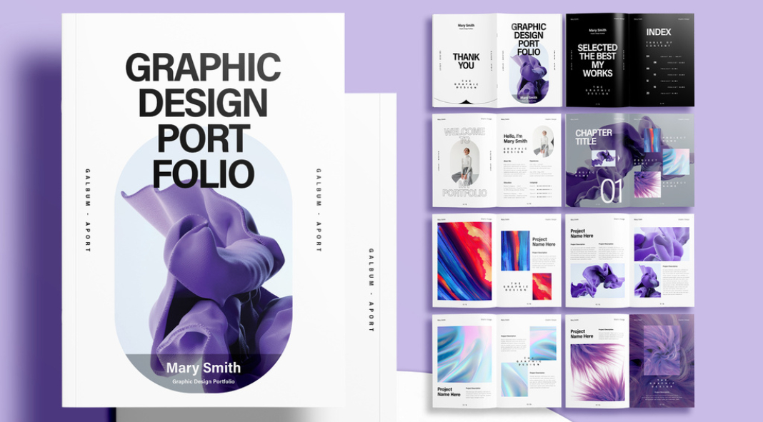 Graphic Design Portfolio Template for Adobe InDesign Graphic Design Portfolio Template for Adobe InDesign