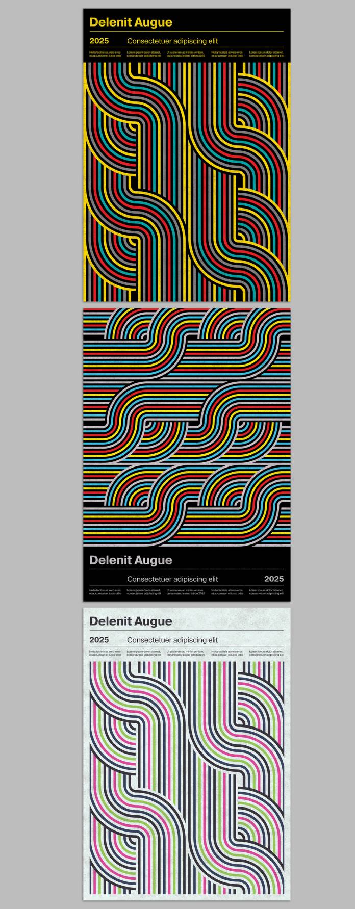 Mid-Century Modernism - Retro Line Art Posters
