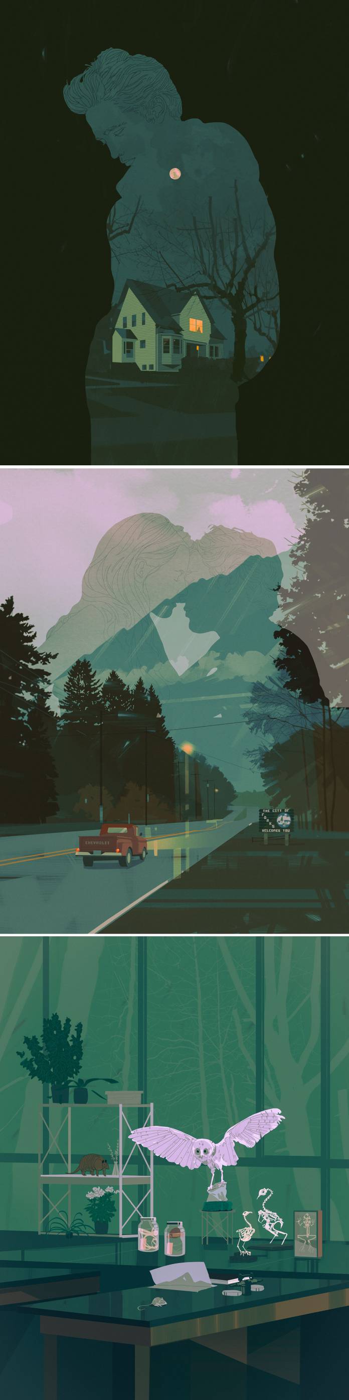 Twilight Posters by Darya Shnykina