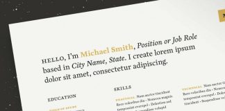 A Customizable Minimalist Resume Template A Minimal Resume Template