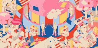 An illustration series by Carlos Mario based on the evolution of consciousness and the historical context.