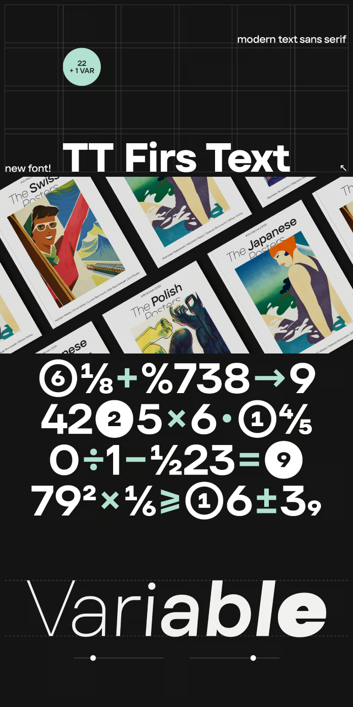 TT Firs Text Font Family by TypeType