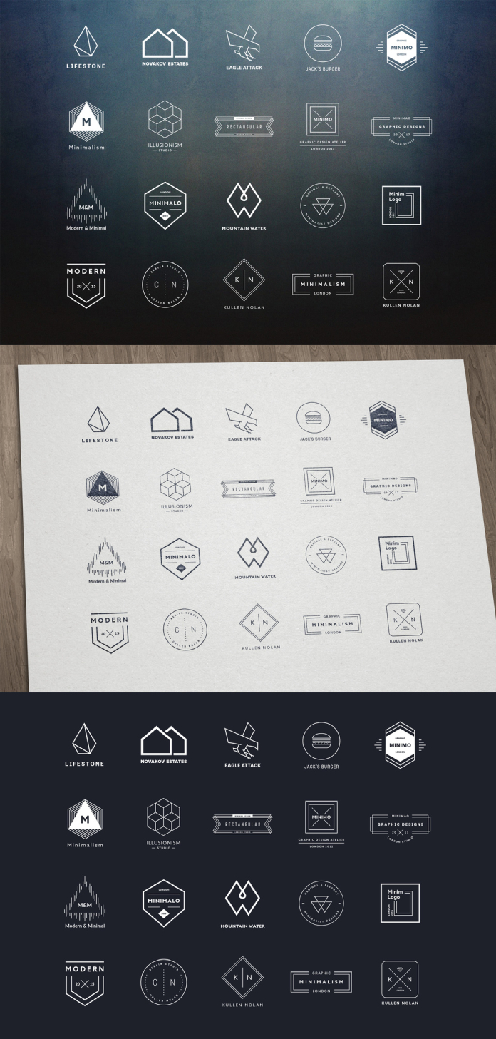 20 Minimalist Vector Logo Templates