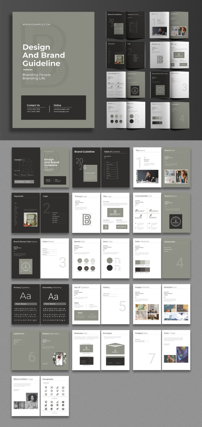 Brand Guidelines Design Template by MightyDesign