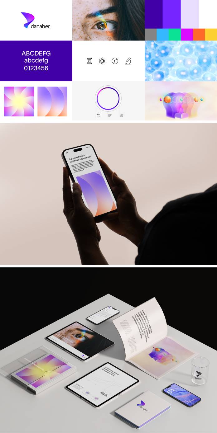 Danaher rebrand by Lippincott