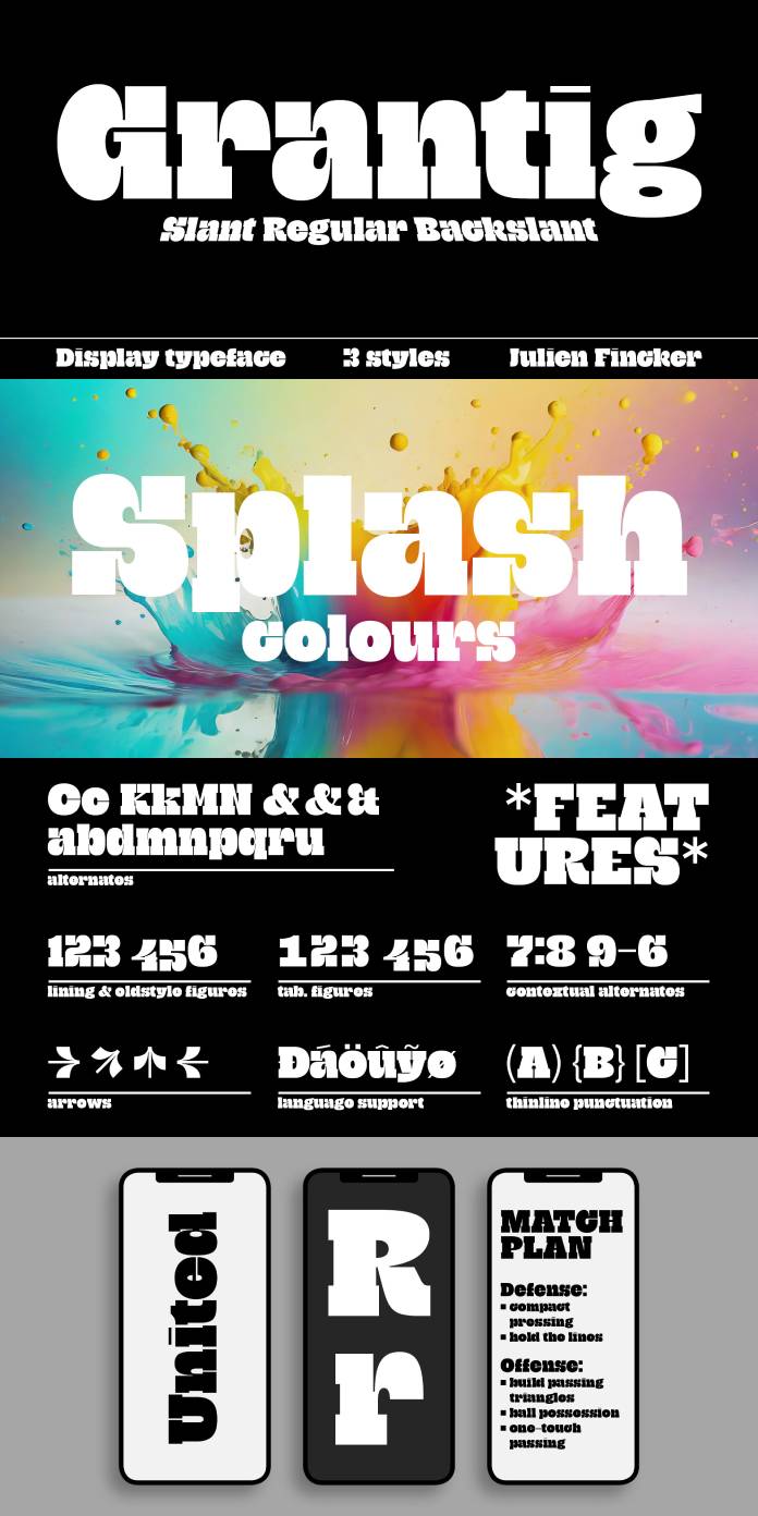 Grantig Font by Julien Fincker