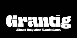 Grantig Font by Julien Fincker