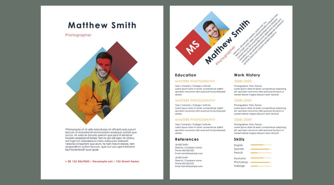 A Creative Curriculum Vitae Resume Template by Roverto Castillo A Creative Curriculum Vitae Resume Template by Roverto Castillo