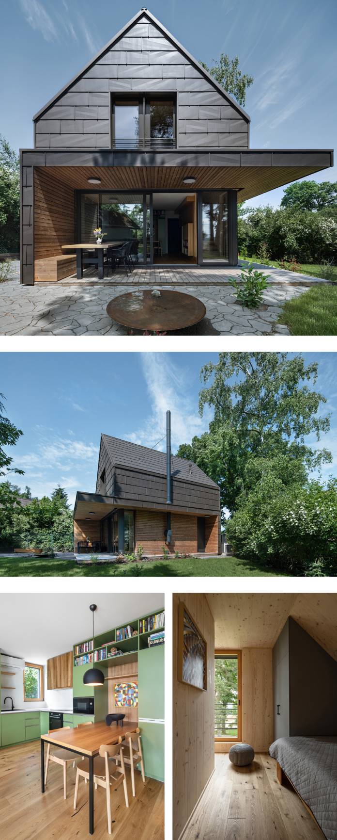Archicraft designed a serene woodland retreat near Prague.