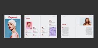 Colorful Magazine Template for Adobe InDesign,