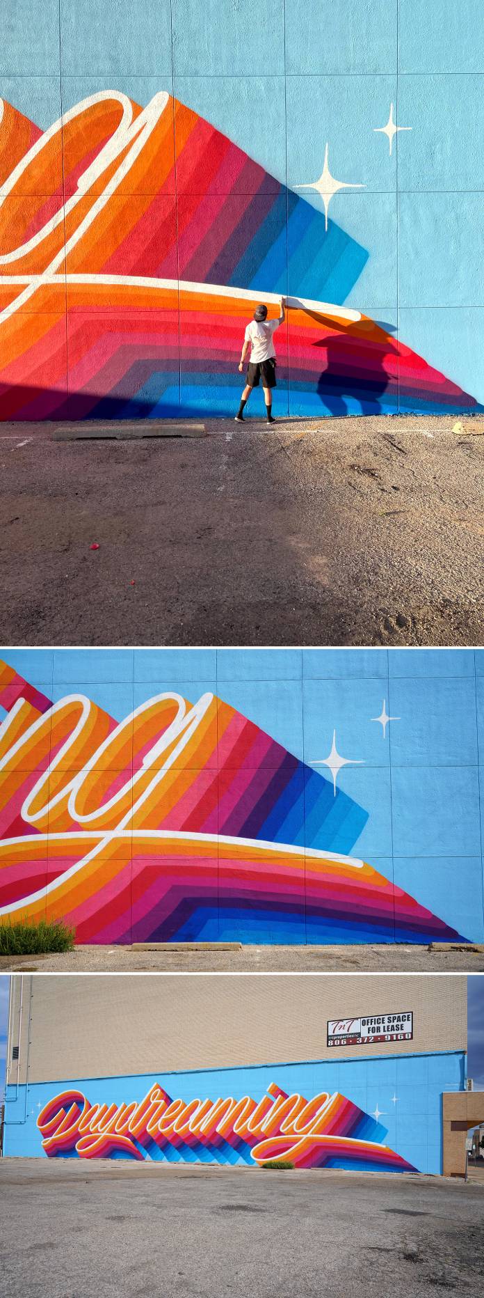 Daydreaming mural by Ricardo Gonzalez