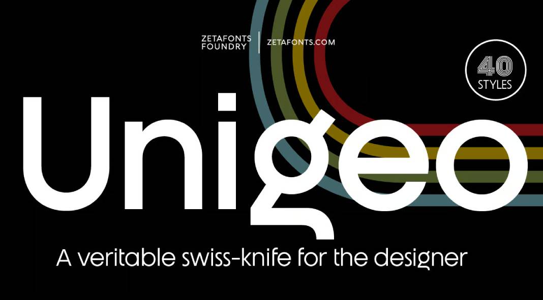 Unigeo Font Family by Zetafonts Unigeo Font Family by Zetafonts