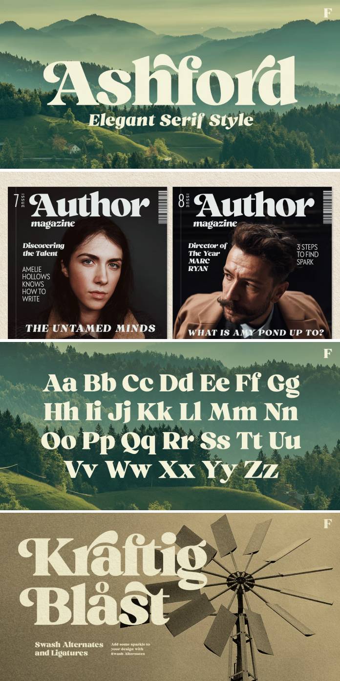 Ashford Typeface by Fenotype