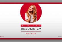 Interactive PDF Resume Template for Adobe InDesign by Tom Sarraipo