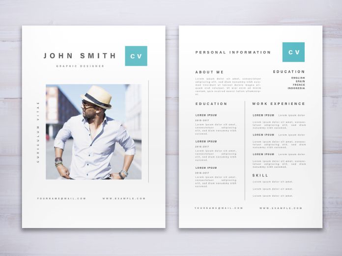 Adobe Photoshop Resume Template
