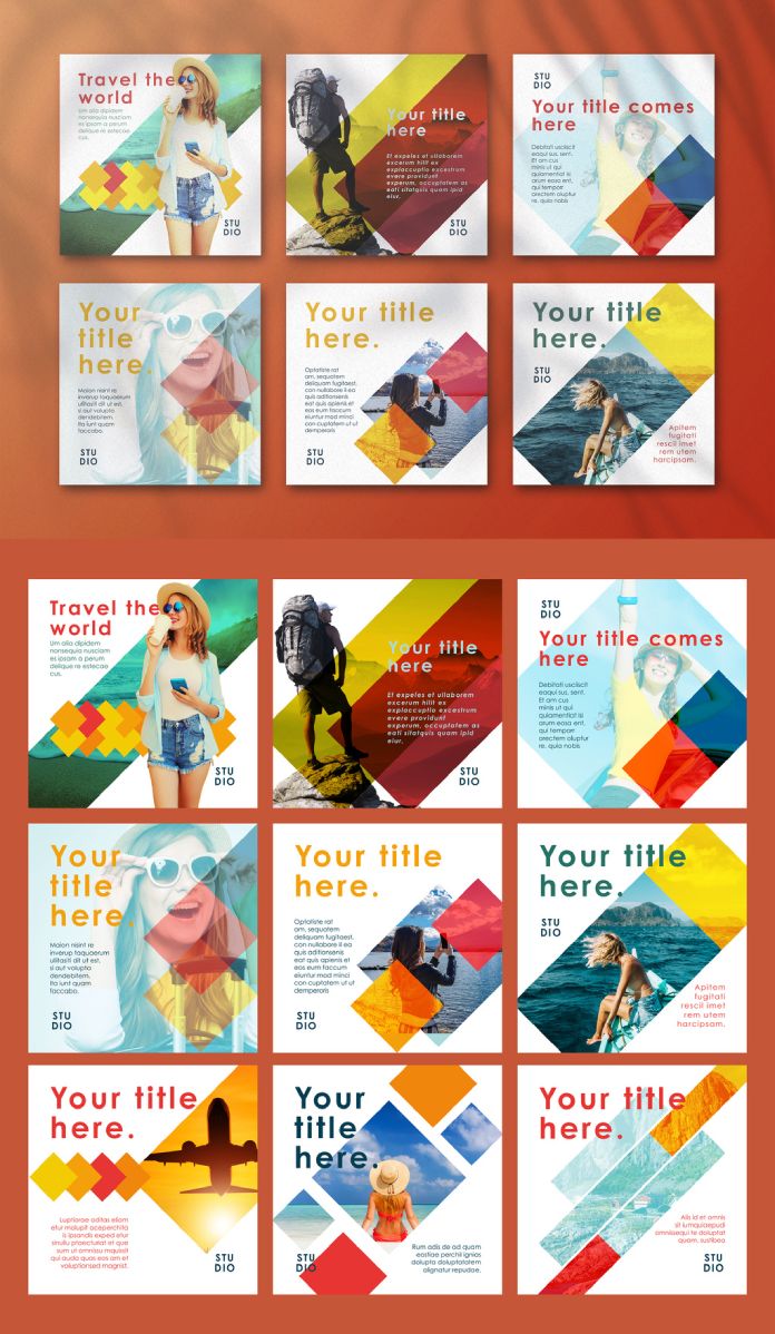 Business Social Media InDesign Templates by Roverto Castillo