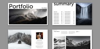 A Digital Photography Portfolio Template for Adobe InDesign by Tom Sarraipo