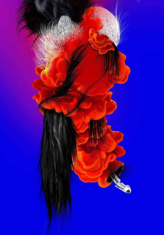 Eros memory N. 1 (Digital painting printed on chroma luxe HD - 50 x 70 cm)