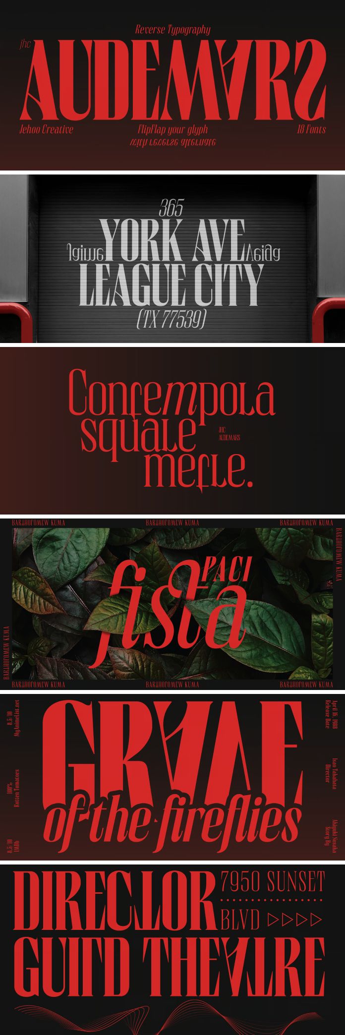 JHC Audemars font family by Jehoo Creative