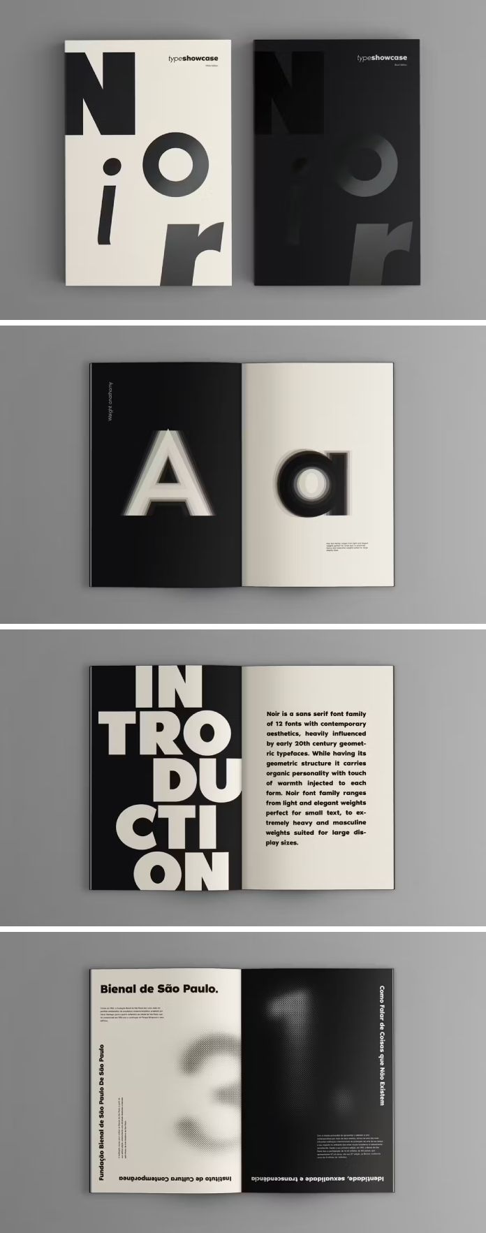 Noir Pro font family by Mindburger Studio