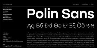 Polin Sans Font Family by Borutta Group Polin Sans font family by Borutta Group