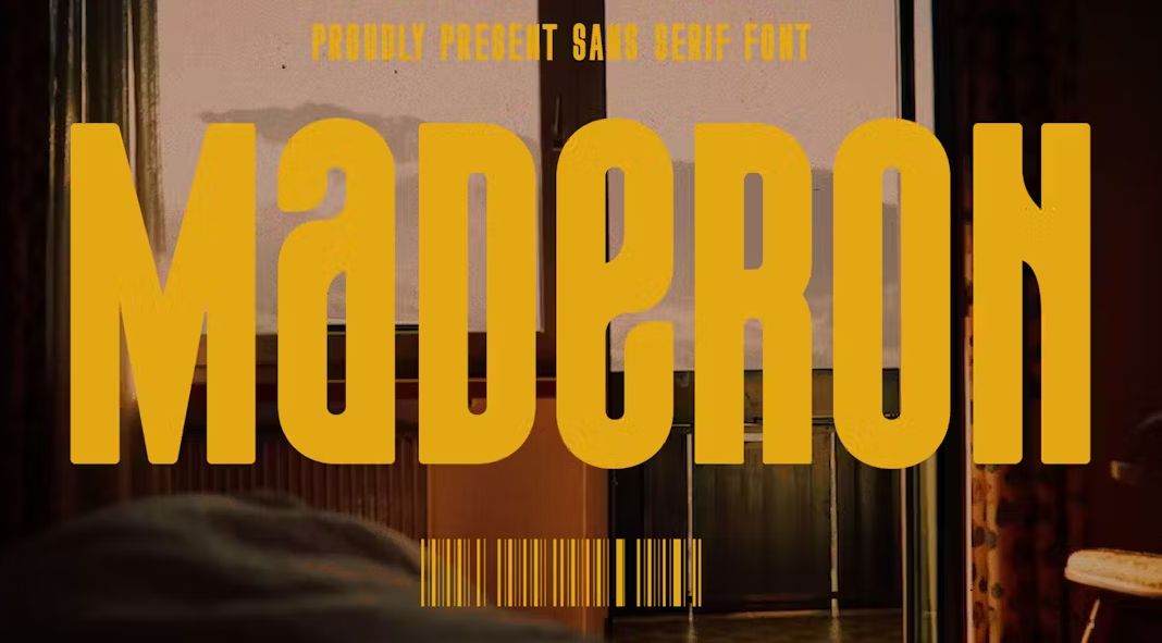 Maderon Font by Rantautype Maderon Font by Rantautype