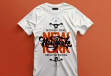A T-Shirt Mockup Generated with A! by Grkic Creative