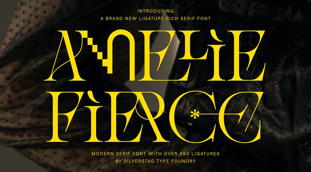 Amelie Fierce Font by SilverStag