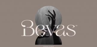 Bevas Typeface by vuuuds