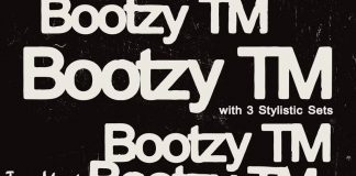 Bootzy TM Font by Type Mania