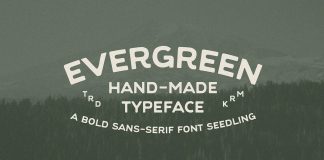 Evergreen Font by Studio David Evergreen Font by Studio David