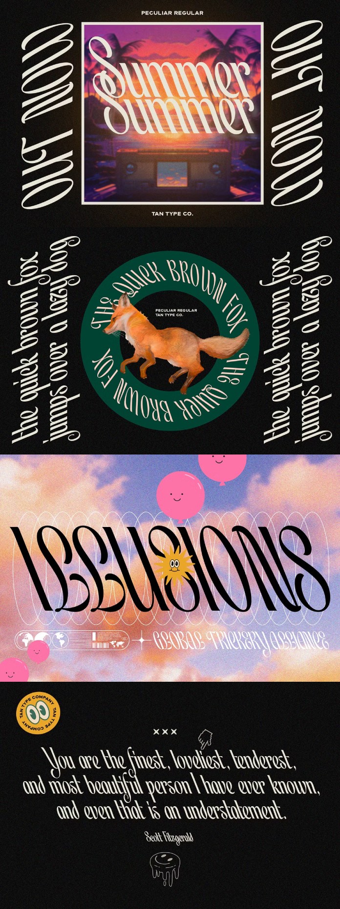 TAN Peculiar Font by TanType