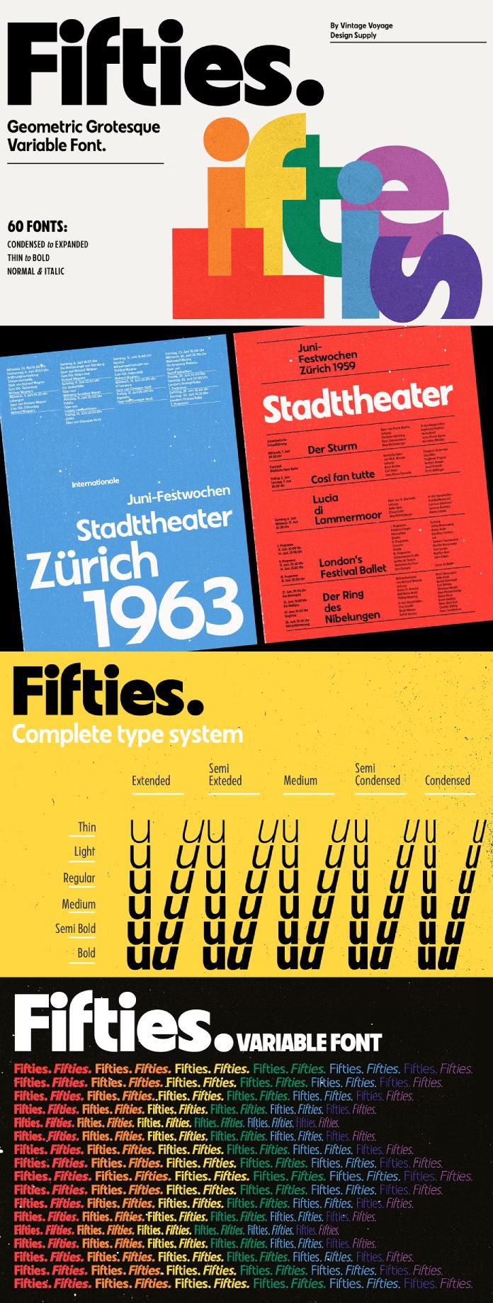 VVDS Fifties Font by Vintage Voyage Design