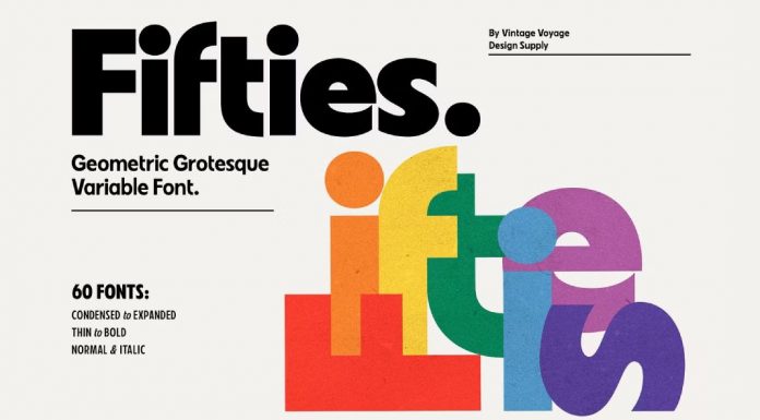 VVDS Fifties Font by Vintage Voyage Design