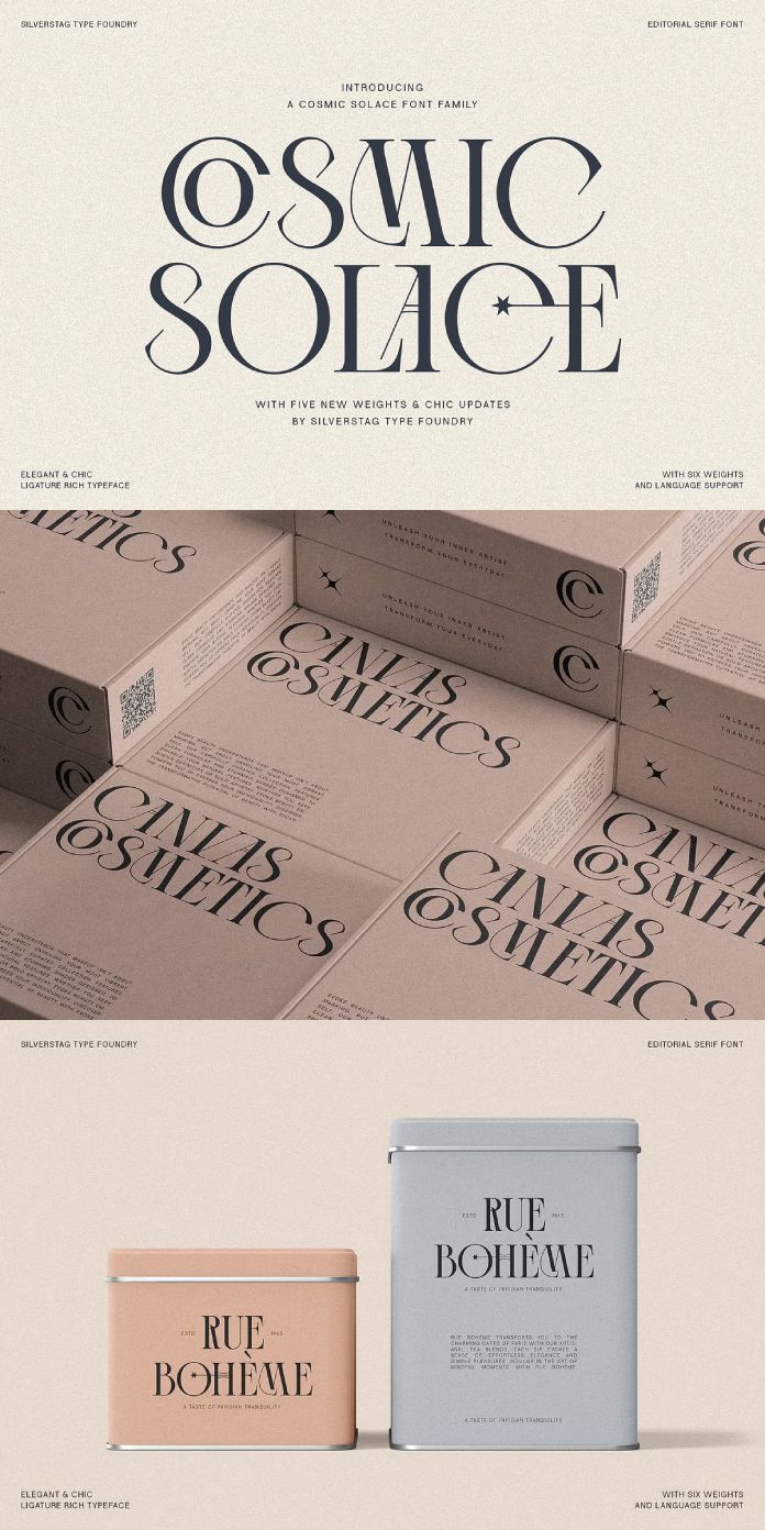 Cosmic Solace Font by SilverStag Type Foundry
